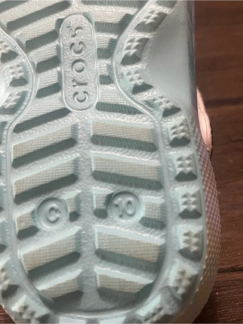 CROCS Kids Pastel Tie-Dye Fleece-Lined Clogs C10  New - no box